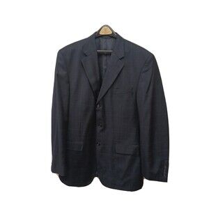 Bill Blass 2button  Black  Windowpane  Blazer